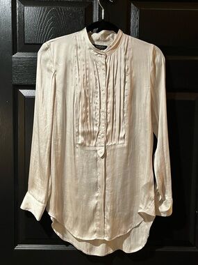 NEW Banana Republic Parker Tunic Fit Tuxedo Shirt NWT